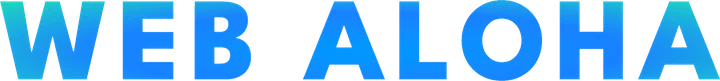 Logo of a website designer webaloha.co